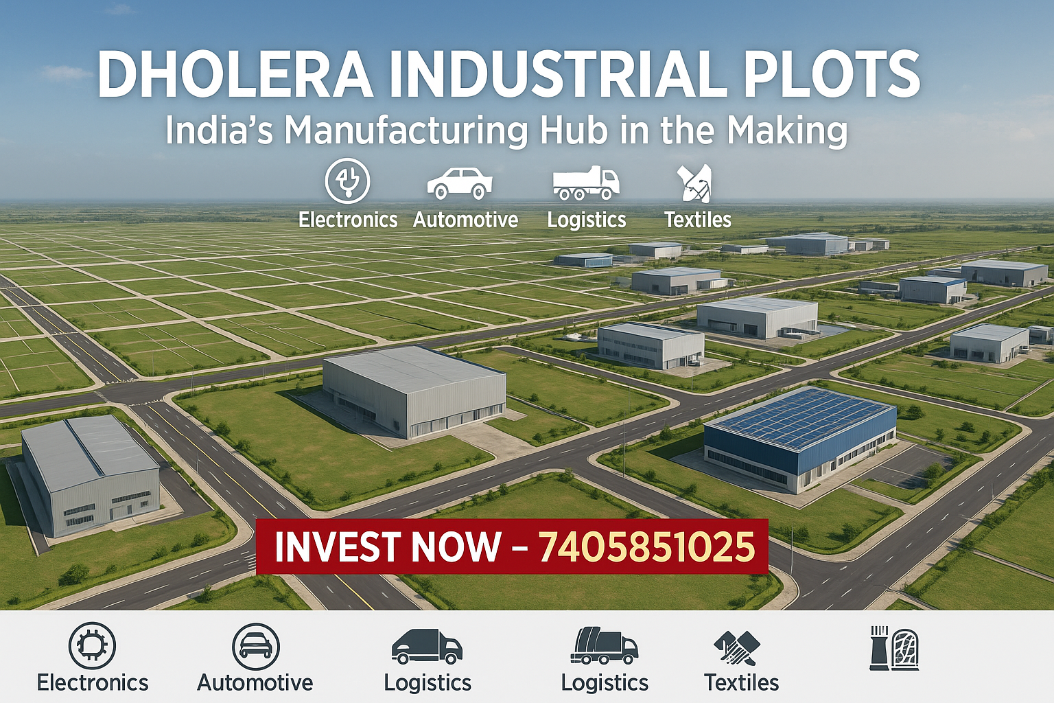 Dholera Industrial Plots – India’s Manufacturing Hub in the Making