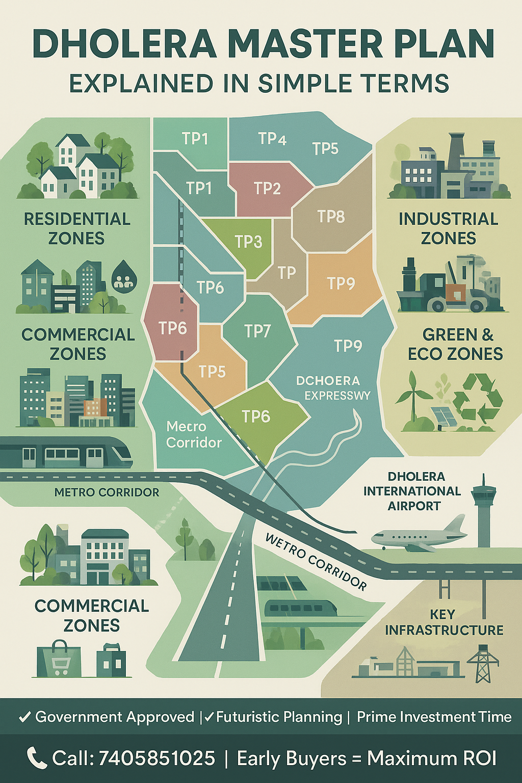Dholera Master Plan Explained in Simple Terms