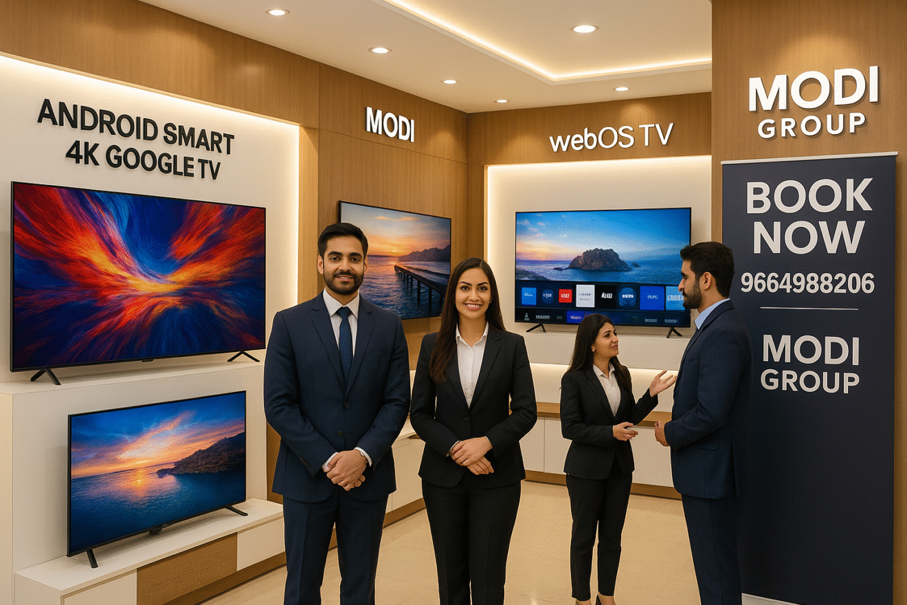 📺 Smart Android TVs by Modi Group – Entertainment Redefined! - Modi Group