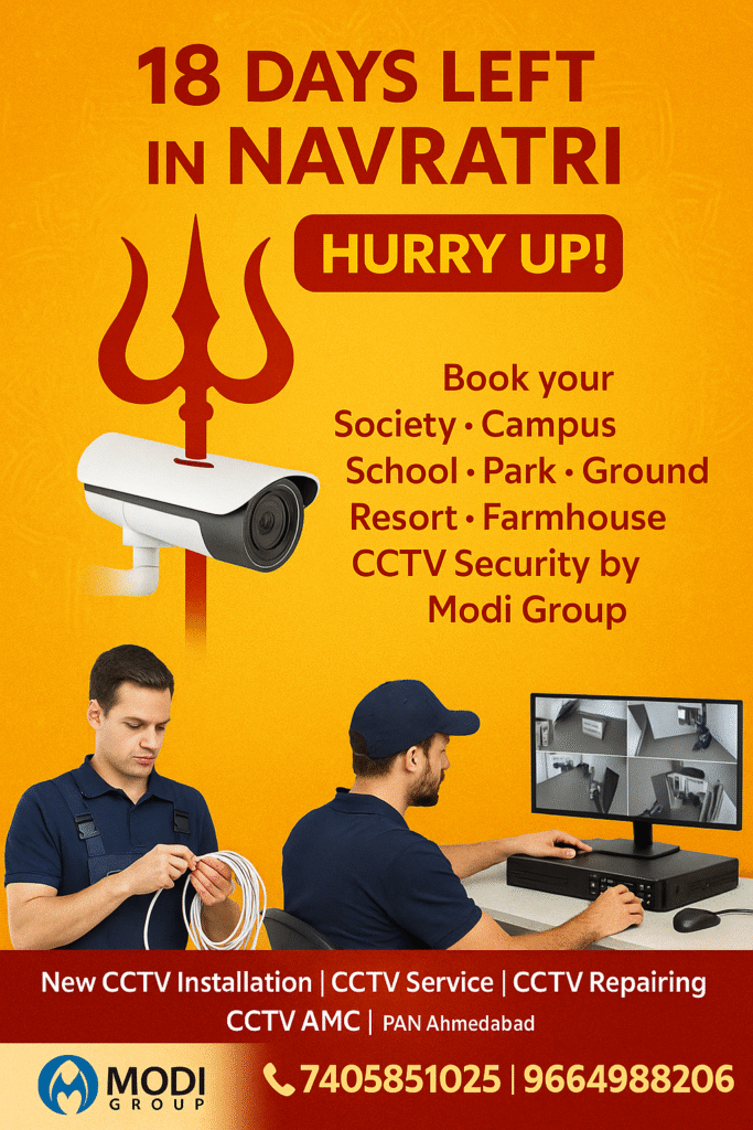 🔒 Celebrate Garba with Safety & Security – Powered by Modi Group 🔒 ...