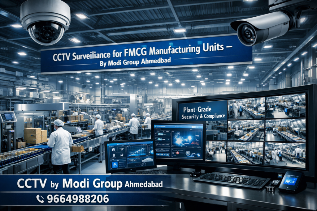 FMCG Manufacturing Units – CCTV Surveillance for Ahmedabad | Plant ...